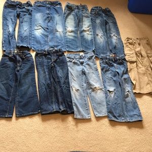 9- boys 5T jeans Levi’s lee old navy gap Arizona